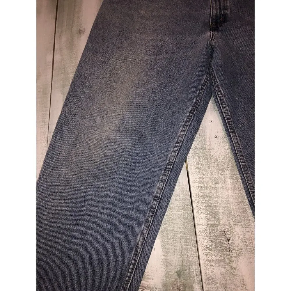 Vtg Levi's 540 Relaxed Fit Blue Jeans Mens Size 40x29 Measured 90’s Brown Tab
